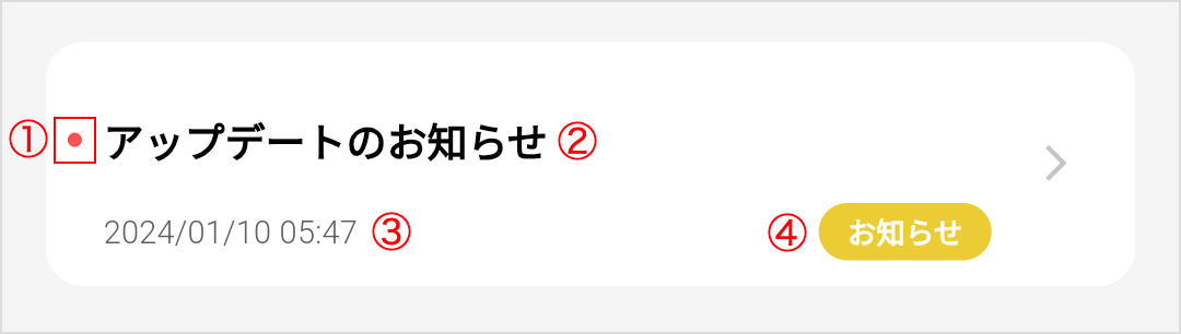 お知らせ